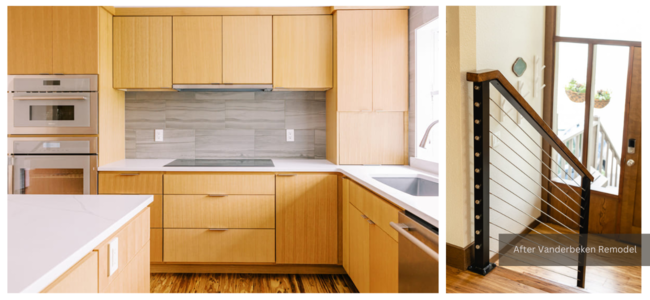 Scandinavian-inspired kitchen with Rift Cut White Oak Cabinets, 2023 by VanderBeken Remodel